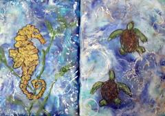 Seahorse and Turtle Friends